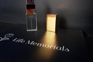 USB and DVD Keepsakes available from Life Memorials